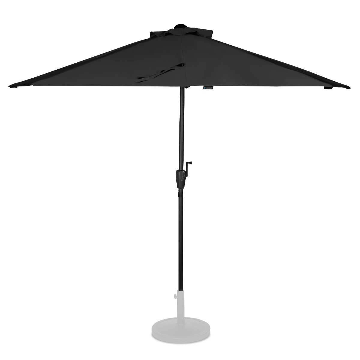 Photos - Umbrella Vonroc Parasol Magione - Balcony parasol – 270x135cm | Black 